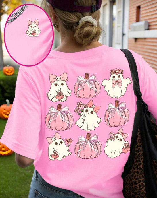 Adult Pink Ghost Tee