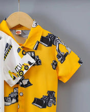 Load image into Gallery viewer, Excavator Button-up  Shirt