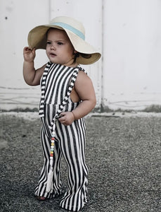 Beetlejuice Striped Romper