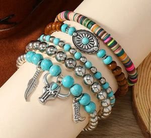 Turquoise Bracelet Set