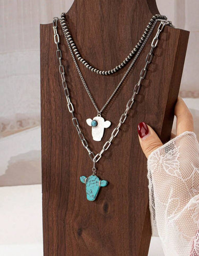 Layered Cow Necklace
