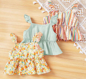 Summer ruffled tops(set)