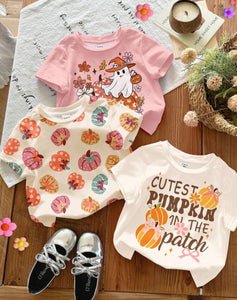 Pastel Pumpkin Tees