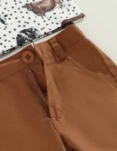 Boys Western Short Outfits