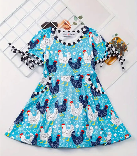 Checkered Chicken Dress