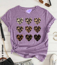 Load image into Gallery viewer, Leopard Heart tee