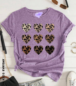 Leopard Heart tee