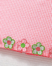 Load image into Gallery viewer, Checkered Flower Short Set