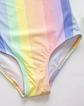 Load image into Gallery viewer, Pastel Rainbow One Piece Swimsuit