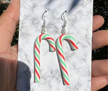 Load image into Gallery viewer, Candy Cane Earrings