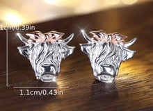 Load image into Gallery viewer, Sterling Silver Cow Posts