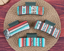 Load image into Gallery viewer, Western Serape claw clips