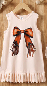 Western Fringe T-Shirt Dress