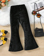 Load image into Gallery viewer, Velvet ribbed Flare pants