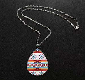 Aztec chain necklace