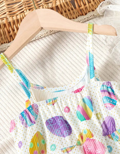 Easter Egg Flare Overalls