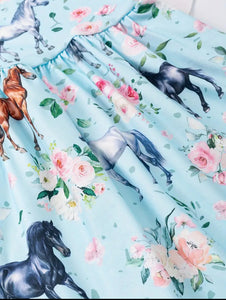 Blue Horse dress