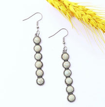 Load image into Gallery viewer, Stone dangle earrings