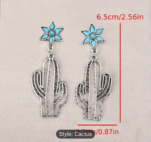 Load image into Gallery viewer, Hallow Cactus Earrings