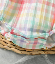 Load image into Gallery viewer, Pastel plaid Onesie