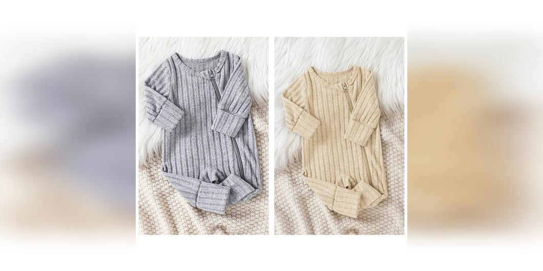 Ribbed Fleece Sleepers
