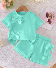 Load image into Gallery viewer, Bow Short Outfit