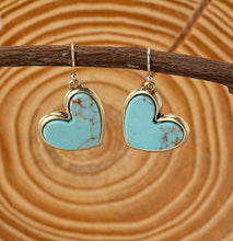 Load image into Gallery viewer, Turquoise Hearts