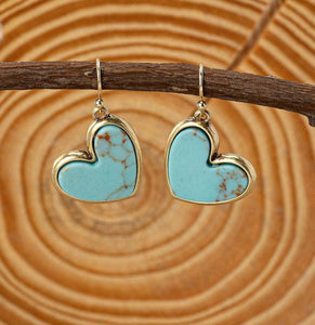 Turquoise Hearts