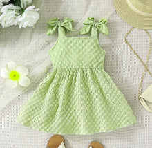 Load image into Gallery viewer, Bow Cami Waffle Dress