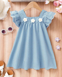 Checkered Doll Dress