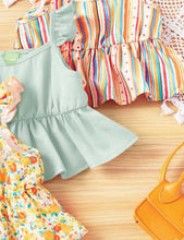 Load image into Gallery viewer, Summer ruffled tops(set)