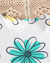 Load image into Gallery viewer, Ruffled Sleeve Flower Outfit