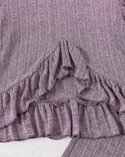 Load image into Gallery viewer, Ruffled Ribbed Short Outfit