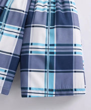 Load image into Gallery viewer, 3 pc. Boys Blue Checkered Short Outfits
