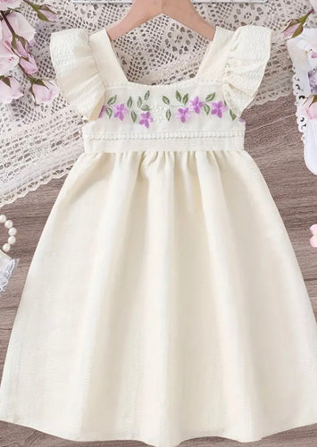 Spring Flower Smock Dress