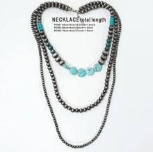 Load image into Gallery viewer, Layered Western Navajo Pearls