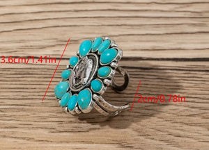 Turquoise Buffalo ring/slide
