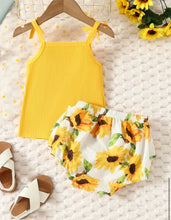 Load image into Gallery viewer, Sunflower Bummie set