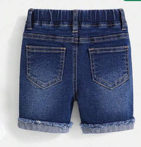 Denim Long Shorts