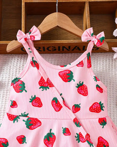 Strawberry Sundress/Purse
