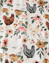 Load image into Gallery viewer, Flowers and Hens Onesie