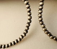 Load image into Gallery viewer, Navajo Pearl Dangle Hoops
