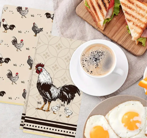 Chicken kitchen towel set