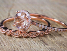 Load image into Gallery viewer, Rhinestone ring set