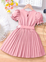 Load image into Gallery viewer, Pink Pleated Dress
