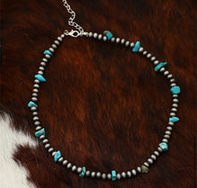 Load image into Gallery viewer, Navajo Inspired turquoise Necklace