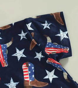 Independence Cowboy Onesie