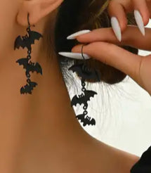 Flying Bat Earrings