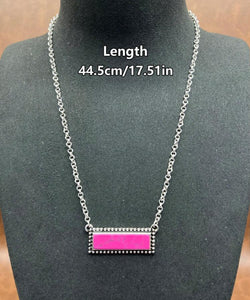Bar Necklace/Earring Set