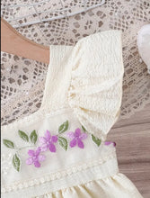 Load image into Gallery viewer, Spring Flower Smock Dress